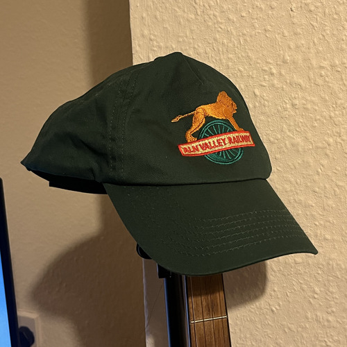 Dark green hat with 'Aln Valley Railway'