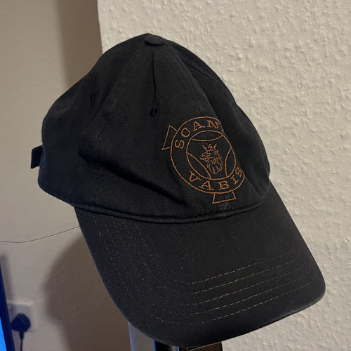 Black hat with Scania logo